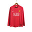 Camisa Manchester United 2007/2008 Retrô Manga Longa