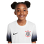 Conjunto Infantil Corinthians I 24/25 - Branco e Preto