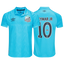 Camisa Santos 2025/26 Azul Comemorativa - Torcedor Masculina - NEYMAR JR 10 - Azul