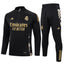 Conjunto Agasalho Treino Real Madrid 24/25 - Preto