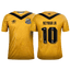 Camisa Santos III (NEYMAR JR - 10)  24/25 - Torcedor Masculina - Amarelo e Preto