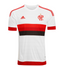 Camisa Flamengo Away 15/16 s/n° Torcedor Adidas Masculina - Branca