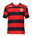 Camisa Flamengo Home 11/12 s/n° Torcedor Adidas Masculina - Vermelha e Preta