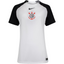 Camisa Corinthians Feminina I 25/26 - Torcedor - Branca e Preto